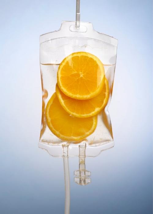 IV Therapy | A packet of lemon slices 